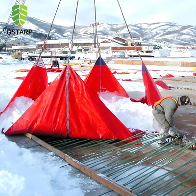 PVC 눈 방수포 소재