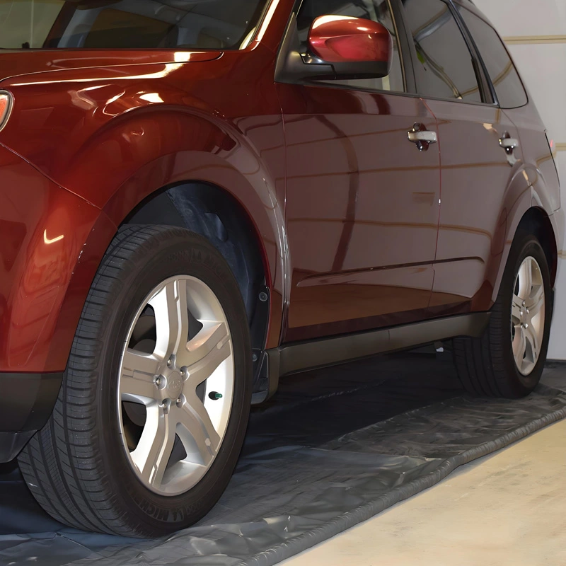 PVC 차고 매트 소재