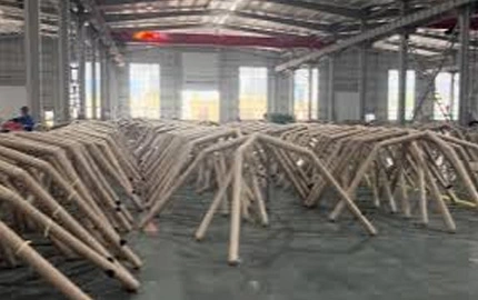 풍선 텐트 생산 작업장 4