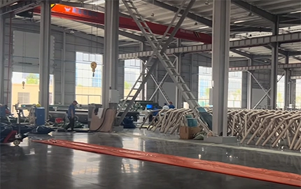 풍선 텐트 오일 울타리 생산 작업장 2